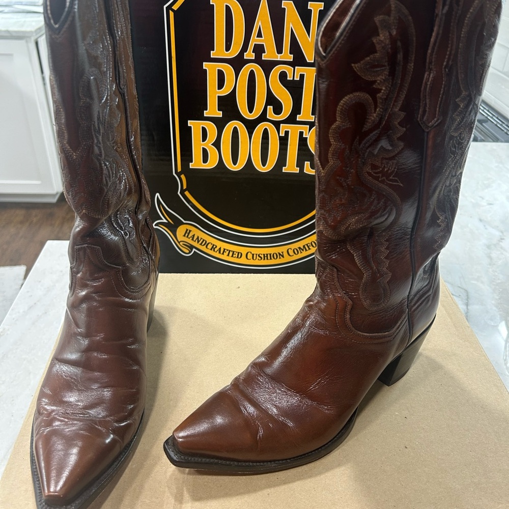 Dan Post Dark Brown Western Boots